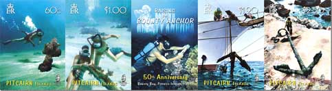 50th Anniversary of the raising of the Bounty anchor